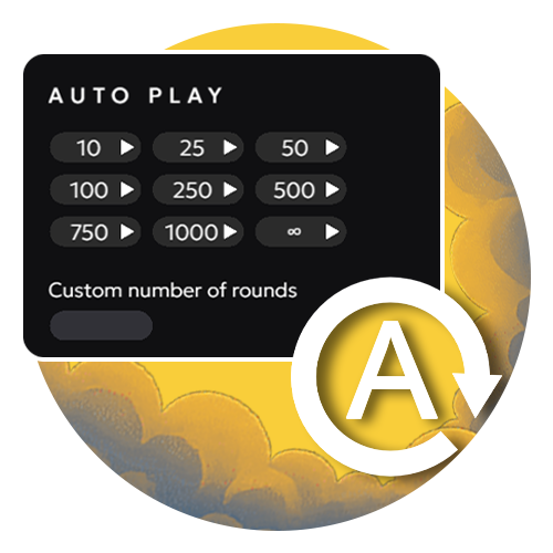 Verwenden Sie die Autoplay-Funktion im Spiel Aviamasters für mehr Komfort.
