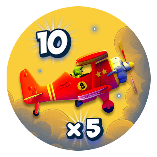 Experience unique gameplay while flying to big wins in Aviamasters.